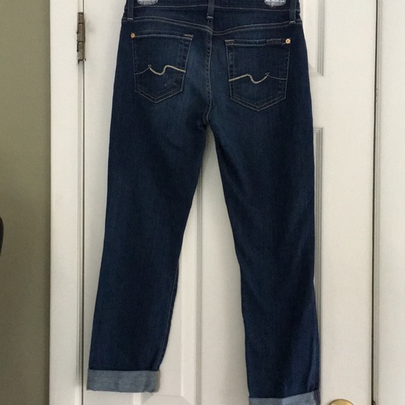 7 FOR ALL MANKIND JOSEPHINA SKINNY BOYFRIED JEANS - Picture 2 of 5